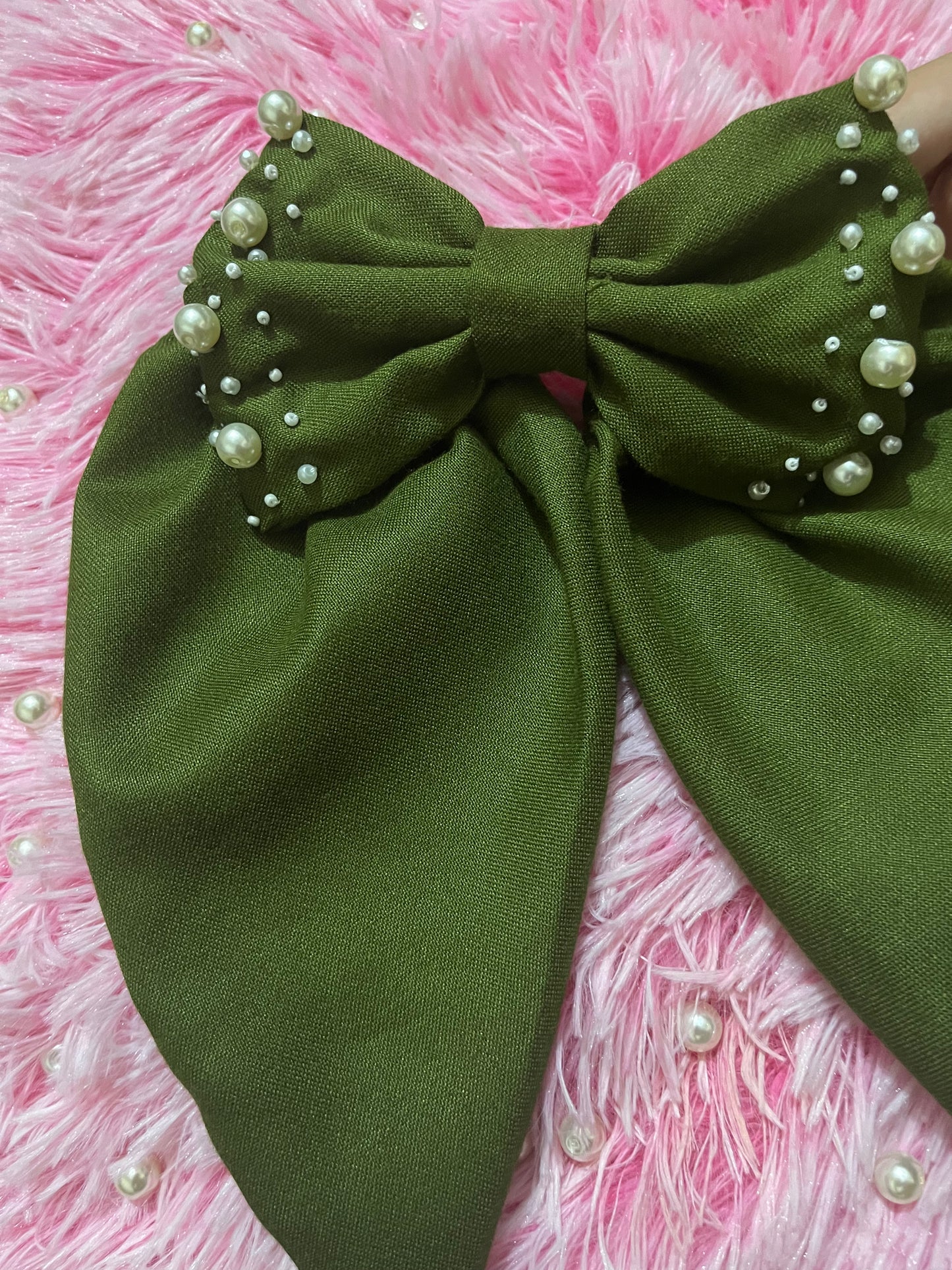 Bow in Dhanak for Casual and Wedding Dresses