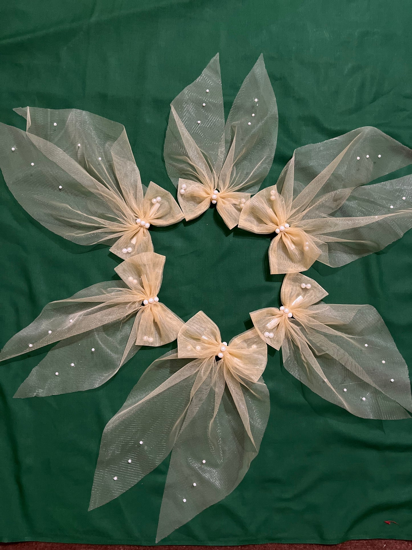 Bow in Satin for Casual and Wedding