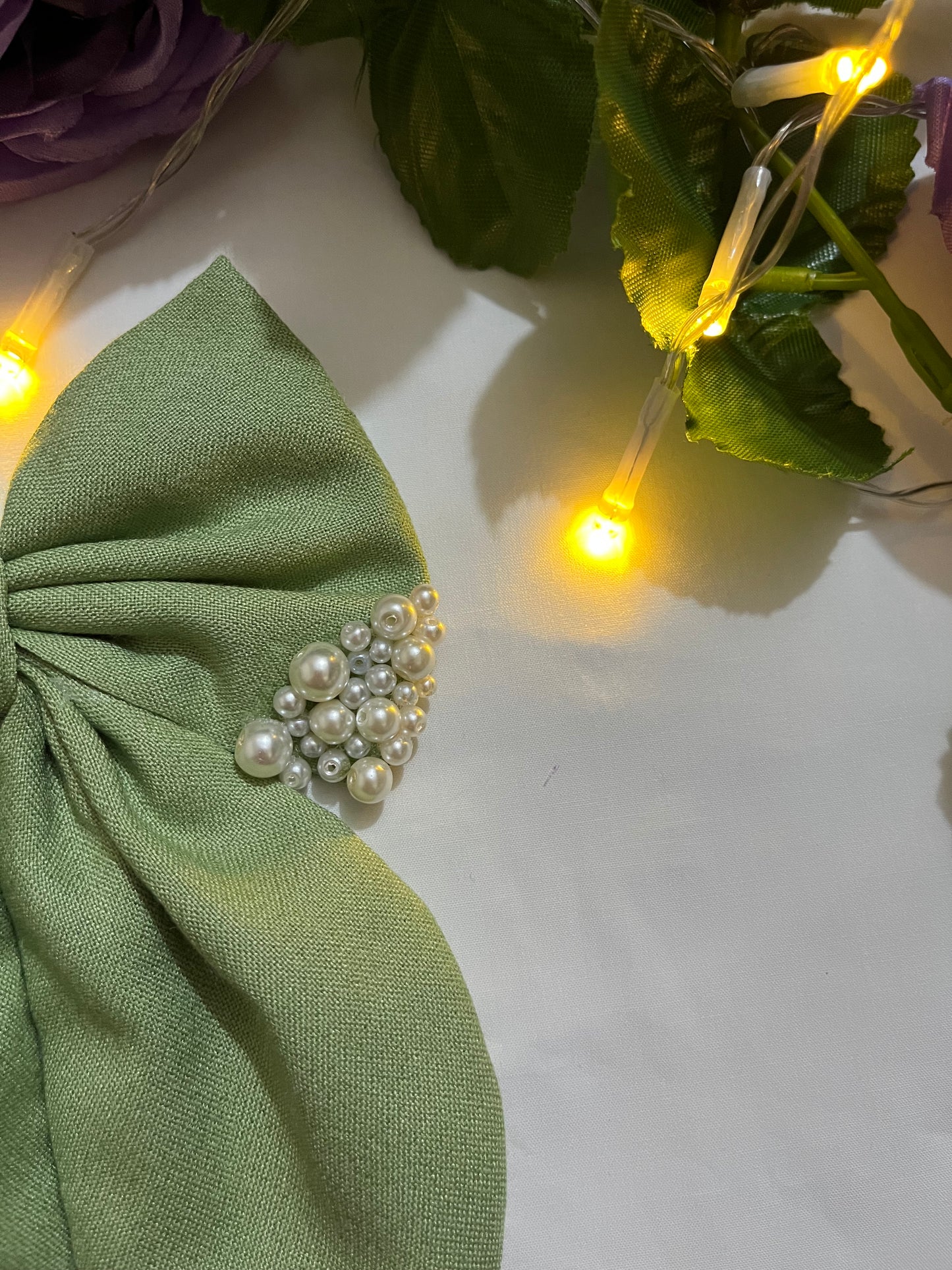 Naqab's Blush Long Tail Hair Bow Clip