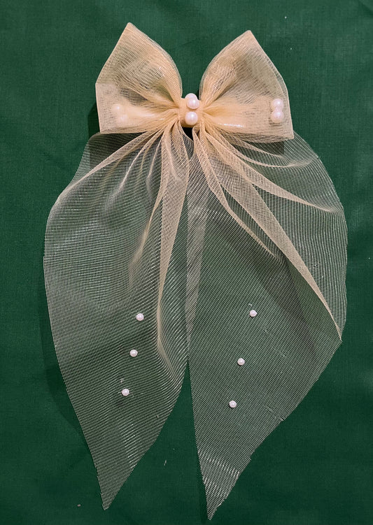 Bow in Satin for Casual and Wedding