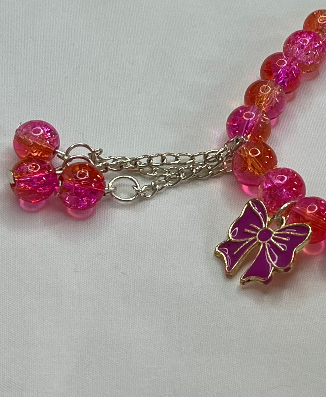 Butterfly Crystal Glass Bracelet, Chinese Style Jade Bead Bracelet, Super Fairy Butterfly Broken Bead Bracelet